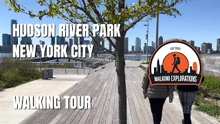 [4K] Exploring Hudson River Park | New York City Walking Tour