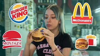 CUAL ES LA MEJOR HAMBURGUESA? || McDonalds vs Burger King vs Mostaza