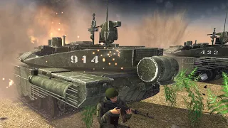 USA M1A2 vs Russia T-90MS Tank Battle Simulation