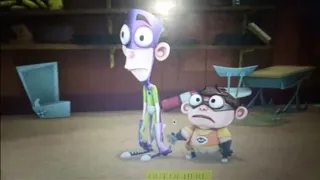 Chum Chum we're never going to get out of here Fanboy and Chum Chum(passed out on the floor)🧑🏻🧑🏻😡