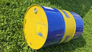Having learned this secret, you will never throw away an empty metal barrel. A brilliant idea