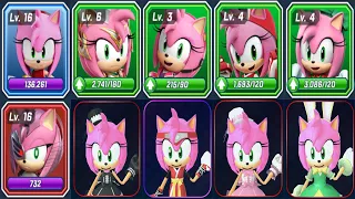 Playing as All My 10 Amy Characters in Sonic Forces vs Sonic Speed Simulator Roblox Gameplay Speed