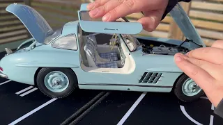 1:12 Mercedes Benz 300 SL W198 Blue by Schuco [Unboxing]