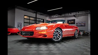 2001 Chevrolet Camaro SS Z28 Convertible! Only 35K original miles! 6 Speed Manual! SLP Upgrades!