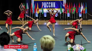 171 22 февраля 2020 Russian cheer dance championship Optimagroup Jazz  #cheersport #cheerleader #чир