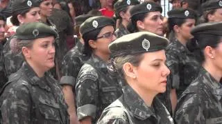 Mulheres do Exercito Brasileiro. 07 de setembro 2014 NATAL-RN
