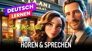 Im Restaurant | Deutsch Lernen | Hören | Lesen | Vokabeln | Sprechen