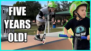 5 Year Old Deaf Scooter Prodigy CRUSHES competition! | Krazy Kai