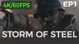 Battlefield 1 Walkthrough - Prolog: Storm of Steel - Part 1 [4K/60FPS]