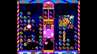 Kirby's Avalanche (1995, SNES) - Stage 9 Heavy Mole (Hardest)