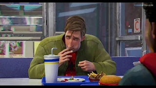 Spider Verse Burger Scene REAL LIFE!