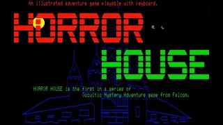 Horror House (1983) (Nihon Falcom) - Full Playthrough (w/ Loading Included)