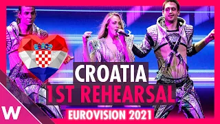 Croatia First Rehearsal: Albina "Tick-Tock" @ Eurovision 2021 (Reaction)