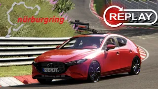 Mazda 3 2.5L Turbo | Nürburgring Nordschleife Recording race