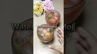 watermelon Mojito #summerdrink #watermelon #juice #recipe #viral #drink #trending #shorts #ytshorts