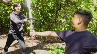 Fight Choreography Practice - STAFF VS SWORD