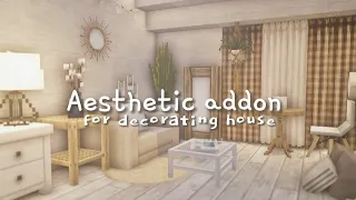 aesthetic addon for decorating house / room [ minecraft pe | be ] Ja's crafts