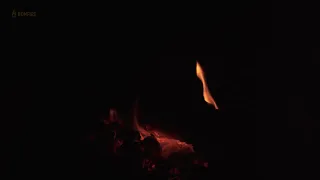 Cozy Fireplace Black Screen 12 HOURS 🔥Fireplace & Crackling Fire Sounds. Crackling Fireplace Full HD