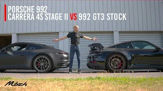 Porsche 992 Carrera 4S : un stage II peut-il la faire rivaliser avec la GT3 Mbzh ?!