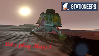 Stationeers Let's play Mars 1 Red to green