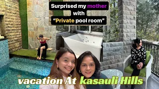 Found perfect vacation spot in Kasauli hills with private pool , jacuzzi and much more 😍😯