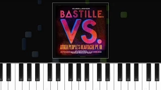 Bastille vs GRADES - "Torn Apart" Piano Tutorial - Chords - How To Play - Cover