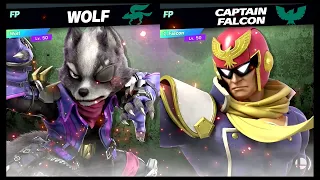 Super Smash Bros Ultimate Amiibo Fights Request #26139 Wolf vs Captain Falcon