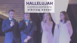 Surprise Wedding Performance of “Hallelujah” by one family