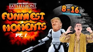 Star Wars Battlefront FUNTAGE (Funny Moments Montage) - Funniest Moments So Far Part 1
