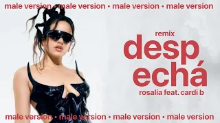 rosalía, cardi b - despechá remix (male version)