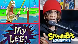 MY LEG 🦵|| Spongebob Squarepants Reaction