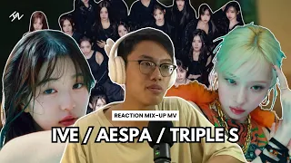IVE 아이브 'Accendio', tripleS(트리플에스) 'Girls Never Die', aespa 에스파 'Supernova' MV Reaction + Theory