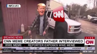 Trump VS CNN WWE MEME Creator father