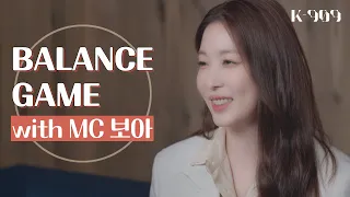 [Eng] The mysterious guy who made BoA's heart pound? | 909 Balance Game | [K-909]