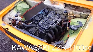 ВАЗ 2101 с двигателем от kawasaki zzr1100cc