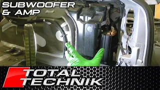 How to Remove Stereo Sub Woofer (and Amp) Avant - Audi A6 S6 RS6 - C5 - 1997-2005 - TOTAL TECHNIK