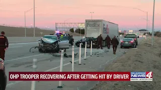 OHP trooper recovering after getting hit by driver