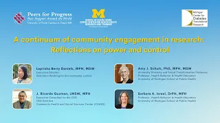A continuum of community engagement in research: Reflections on power and control