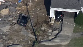 Floodwaters from brook destroy driveways to Leominster homes