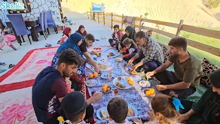 "A Glimpse into Rural Life in Iran: Narges' Birthday Celebration and the Unity of Whole Families"