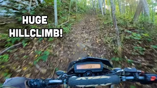 Testing the Limits of the KLX300 on One of Hatfield McCoy's Hardest Trails