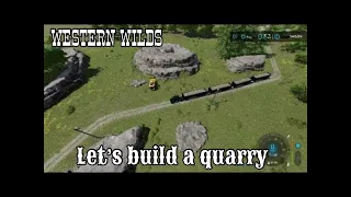 Western Wilds "Build a Quarry " Farming Simulator '22 PS4