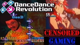 Dance Dance Revolution (Series) Censorship - Censored Gaming Ft. SharkyHatGamer