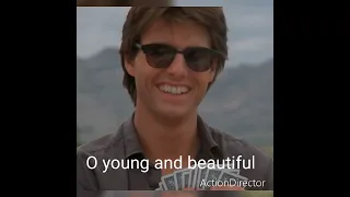 young and beautiful tom cruise