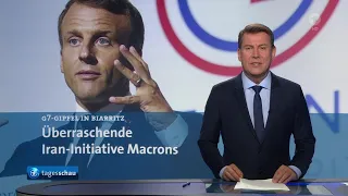 tagesschau 20:00 Uhr, 25.08.2019