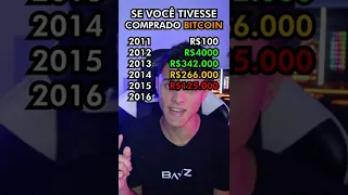 Se você tivesse comprado R$100 em BITCOIN em 2011 #investimentos #bitcoin #criptomoedas