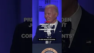 President Biden jokes about age at Correspondents' Dinner