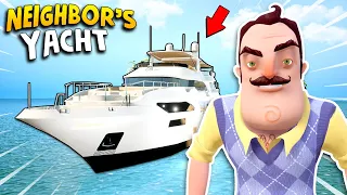 Hello Neighbor ON A YACHT!!! | Hello Neighbor Gameplay (Mods)