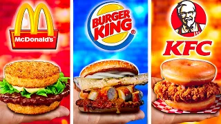 ПОВТОРИЛ САМЫЕ РЕДКИЕ БУРГЕРЫ В МИРЕ ИЗ McDonald’s / Burger King / KFC 2