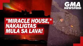 “Miracle house,” nakaligtas mula sa lava! | GMA News Feed